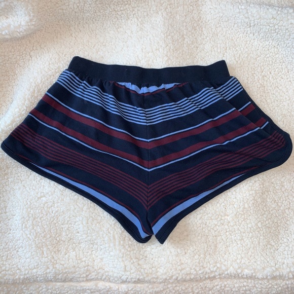 Tommy Hilfiger x UO Blue and Red Striped Shorts - Picture 3 of 5